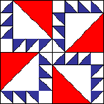 North Dakota quilt block pattern