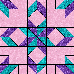 West Virginia quilt block pattern