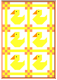 Rubber Ducky quilt pattern