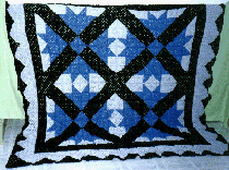 Bear Paw crocheted quilt pattern