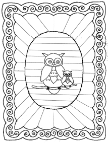 owl whole cloth quilt pattern