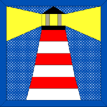 Lighthouse quilt templates