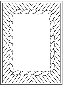Crib Edge wholecloth quilt pattern