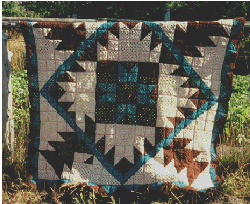 Southwest Mountains crocheted quilt pattern