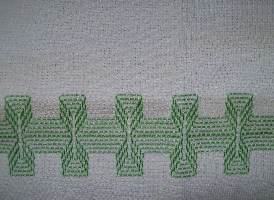 Huck embroidery border kit 4