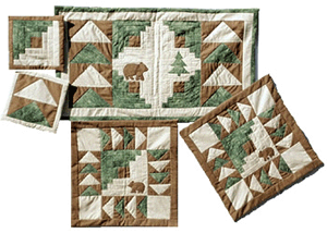 Bears in the Woods Kitchen Set pattern