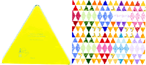 equilateral triangle charm template