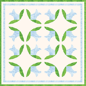 Bluebell quilt templates